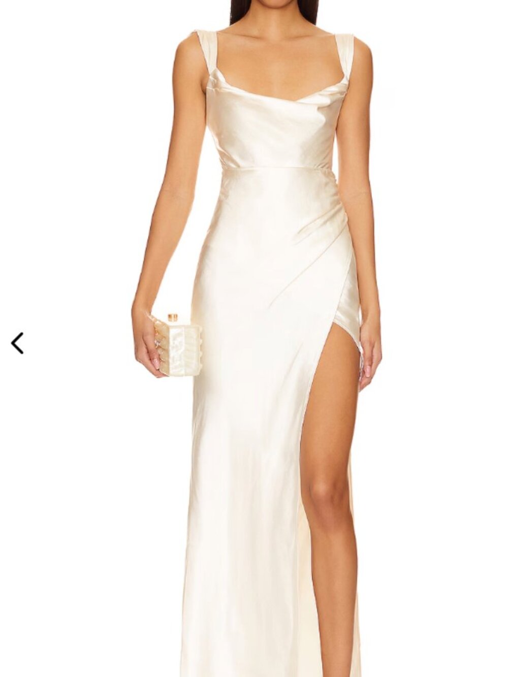Havanna Dress (XS) - Runaway the lable in Ivory